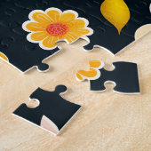 Blumenfarben-Blume Puzzle (Seite)