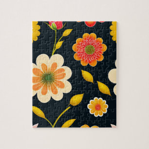 Blumenfarben-Blume Puzzle
