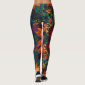 Blumenfarben Leggings (Rückseite)