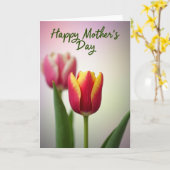 Blumenfarben Muttertagskarte Karte (Gelbe Blume)