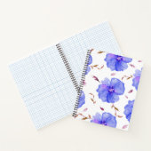 Blumenfarben-Notebook für Arbeit oder Journalismus Notizblock (Innenseite)