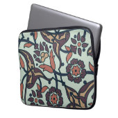 Blumenfarben und Glamour nahtlos modern Laptopschutzhülle (Vorderseite Links)