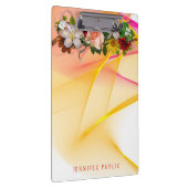 Blumenfarben Vorlage Rotes Rosa Klemmbrett (Rechts)