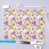 Blumenfarbendekoupage Frühlingsgewebe Seidenpapier (Handwerk)