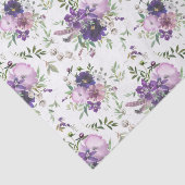 Blumenfarbendekoupage Lila Gewebepapier Seidenpapier (Ausschnitt)