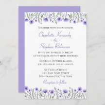 Blumenfarbene Lila Wildblume Hochzeit Blume