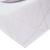 Blumenfarbenes Abstraktes Fraktal mit Rosa und Gol Tischdecke (Schrägansicht)