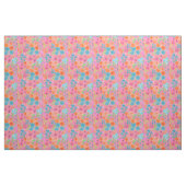 Blumenfarbmuster in Rosa Stoff (Fat Quarter (45,7 x 55,9 cm))