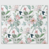 Blumenfarbpapier Geschenkpapier (Flach)