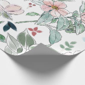 Blumenfarbpapier Geschenkpapier (Ecke)