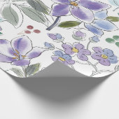 Blumenfarbpapier Geschenkpapier (Ecke)