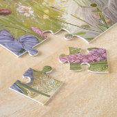 Blumenfarm Highland-Kuh Puzzle (Seite)