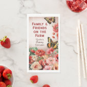 Blumenfarm Party Napkin Serviette (Beispiel)