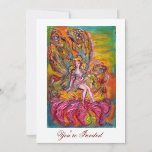 BLUMENFEE AUS IRIS Fantasie Gelb Weiß Einladung