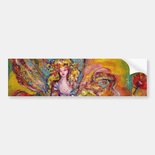 BLUMENFEE AUS IRIS FANTASY AUTOAUFKLEBER
