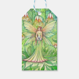 Blumenfee-Fantasie-Kunst-Geschenkanhänger Geschenkanhänger