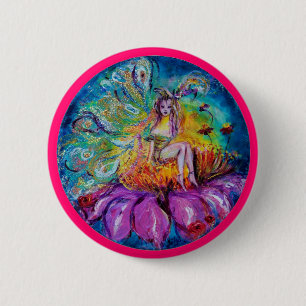 BLUMENFEE IN DER NACHT Fantasy Button