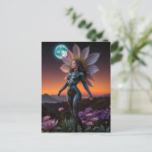 Blumenfee Postkarte (Stehend Vorderseite)