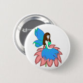 Blumenfeeknopf Button (Vorne & Hinten)