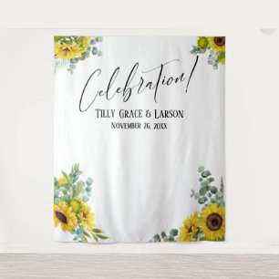 Blumenfeier! Foto-Hintergrund Wandteppich