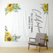 Blumenfeier! Hintergrund für Foto Wandteppich (Beispiel (Horizontal))