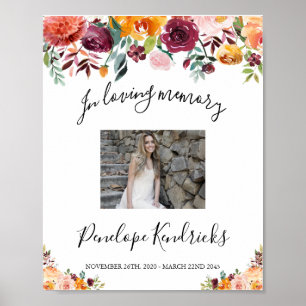 Blumenfeier, Zeichen des Lebens, Zeichen des Fotos Poster