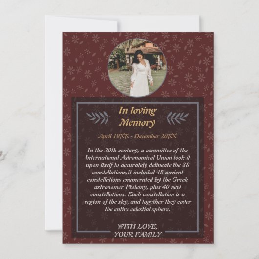 Blumenfeier zur Einladung zum Leben - Digital Te (Vorderseite)