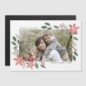 Blumenfeiertag - magnetische Foto-Gruß-Karte Magnetkarte (Vorne/Hinten)