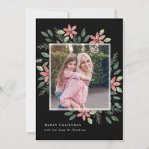 Blumenfeiertag, WeihnachtsFotokarte