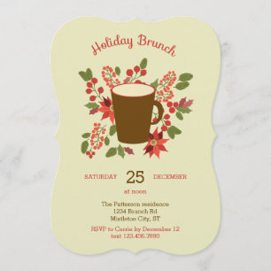 Blumenfeiertags-Brunch-Einladung Einladung