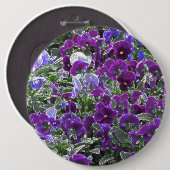 Blumenfeld 8420 Stiefmütterchen Button (Vorne & Hinten)