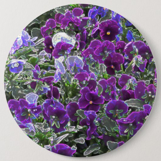 Blumenfeld 8420 Stiefmütterchen Button (Vorderseite)