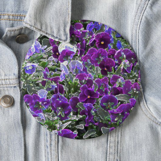 Blumenfeld 8420 Stiefmütterchen Button (Beispiel)