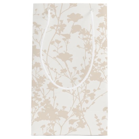 Blumenfeld (Elfenbeinküste - Champagner) Kleine Geschenktüte (Vorderseite)