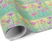 Blumenfeld Geschenkpapier (Rolleneckpunkt)