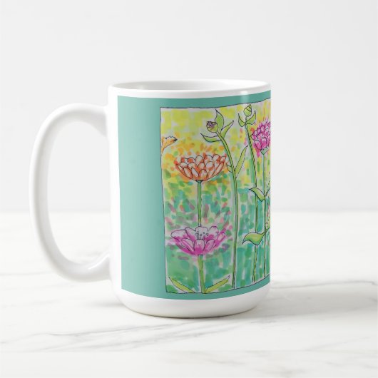 Blumenfeld Kaffeetasse (Links)