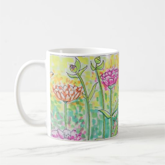 Blumenfeld Kaffeetasse (Links)