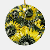 Blumenfeld Keramik Ornament (Vorne)