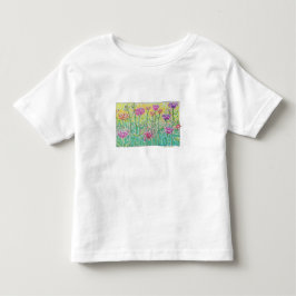 Blumenfeld Kleinkind T-shirt