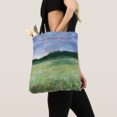 Blumenfeld Landschaft Tasche (Von Nahem)