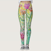 Blumenfeld Leggings (Vorderseite)
