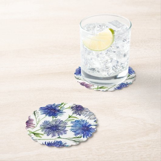 Blumenfeld, lila, blau c untersetzer (Vor Ort)