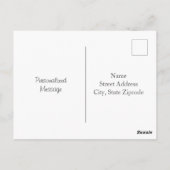 Blumenfeld Postkarte (Rückseite)