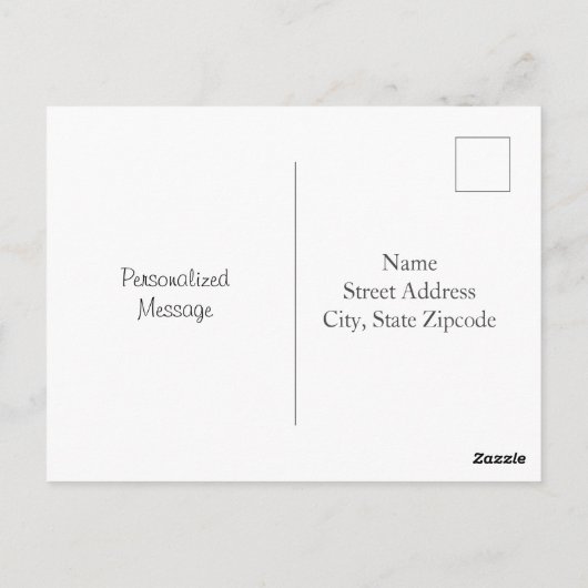 Blumenfeld Postkarte (Rückseite)