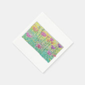Blumenfeld Serviette (Ecke)