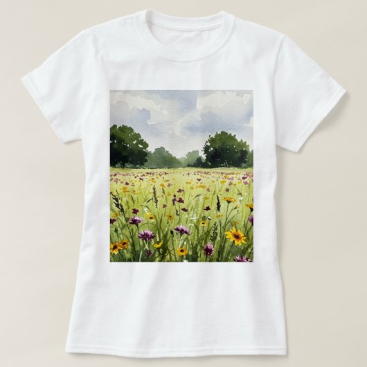 Blumenfeld T-Shirt (Design vorne)