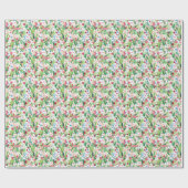 Blumenfelder: Muster für Aquarelle Geschenkpapier (Flach)