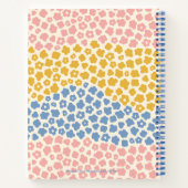 Blumenfelder - Spiralfolien Notizblock (Rückseite)