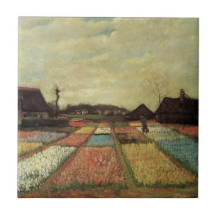 Blumenfelder von Vincent van Gogh. Fliese
