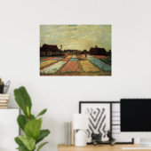 Blumenfelder von Vincent van Gogh Poster (Heimbüro)